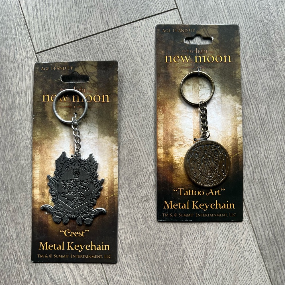 The Twilight Saga: New Moon Metal Keychains Combo